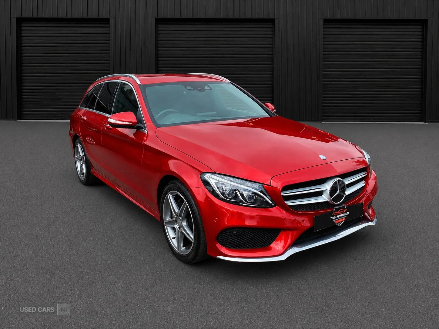 2015 Mercedes C-Class in Red